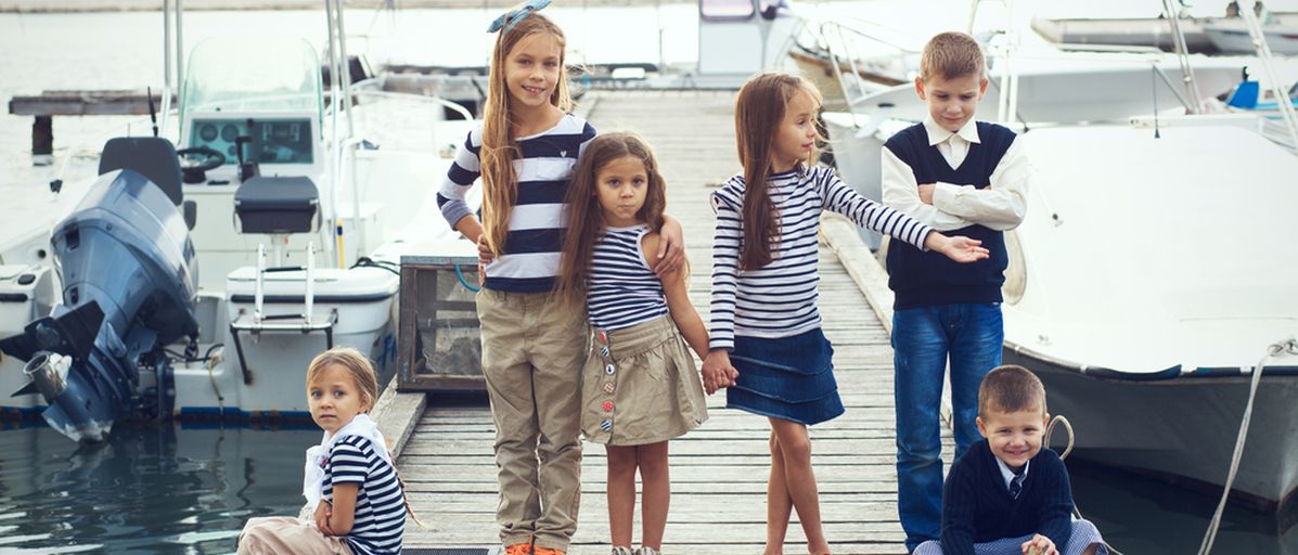 Styl marynarski w modzie dziecięcej 2020 - styl marynistyczny